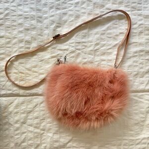 Faux fur bag